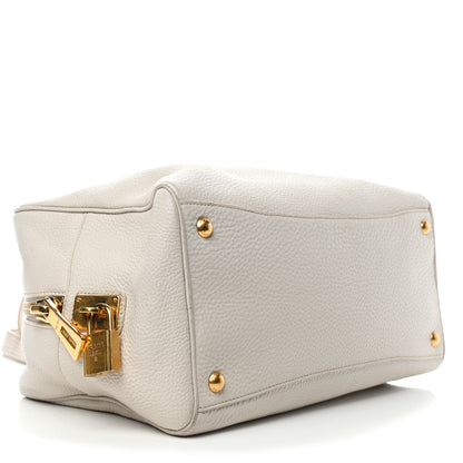 Prada Vitello Daino Bowler Talco 3 of 7