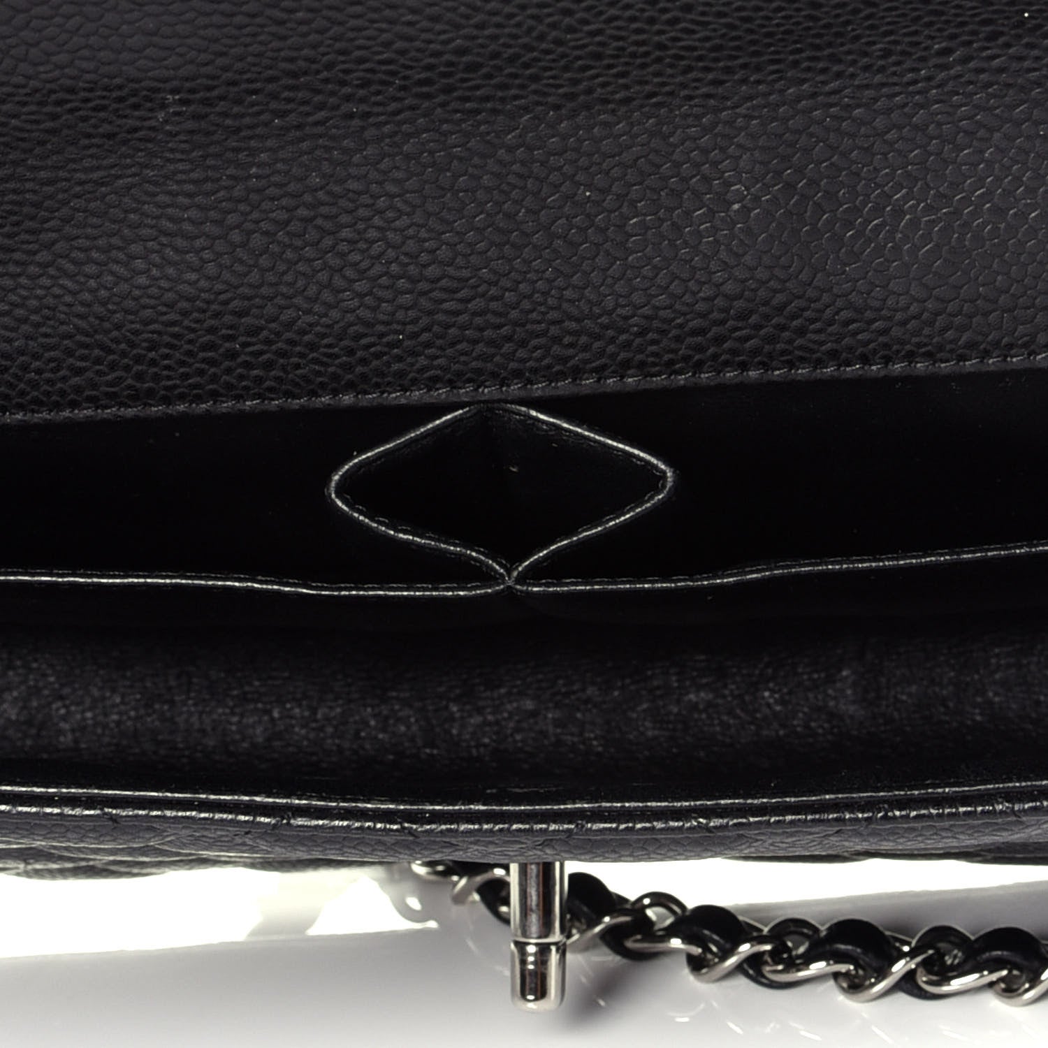 Chanel Caviar Quilted East West Flap Black 5 of 9