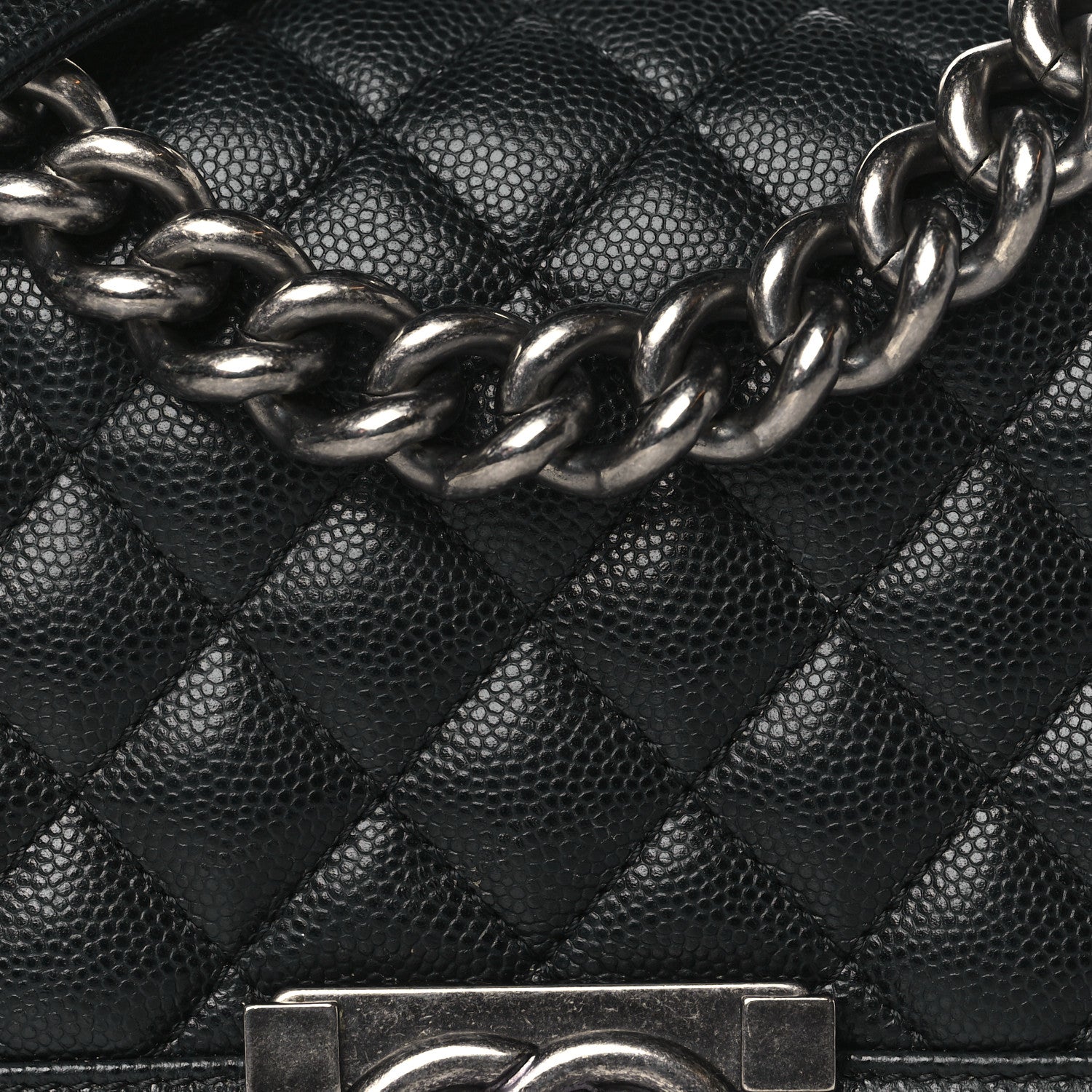 Chanel Caviar Quilted Small Boy Flap Black 8 of 13