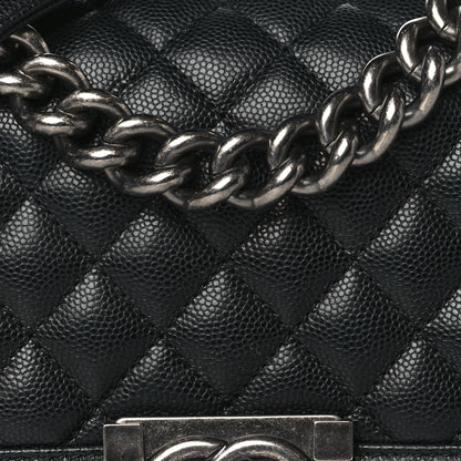 Chanel Caviar Quilted Small Boy Flap Black 8 of 13