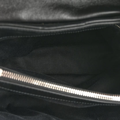 Saint Laurent Calfskin Y Quilted Monogram Medium Loulou Chain Satchel Black 6 of 13