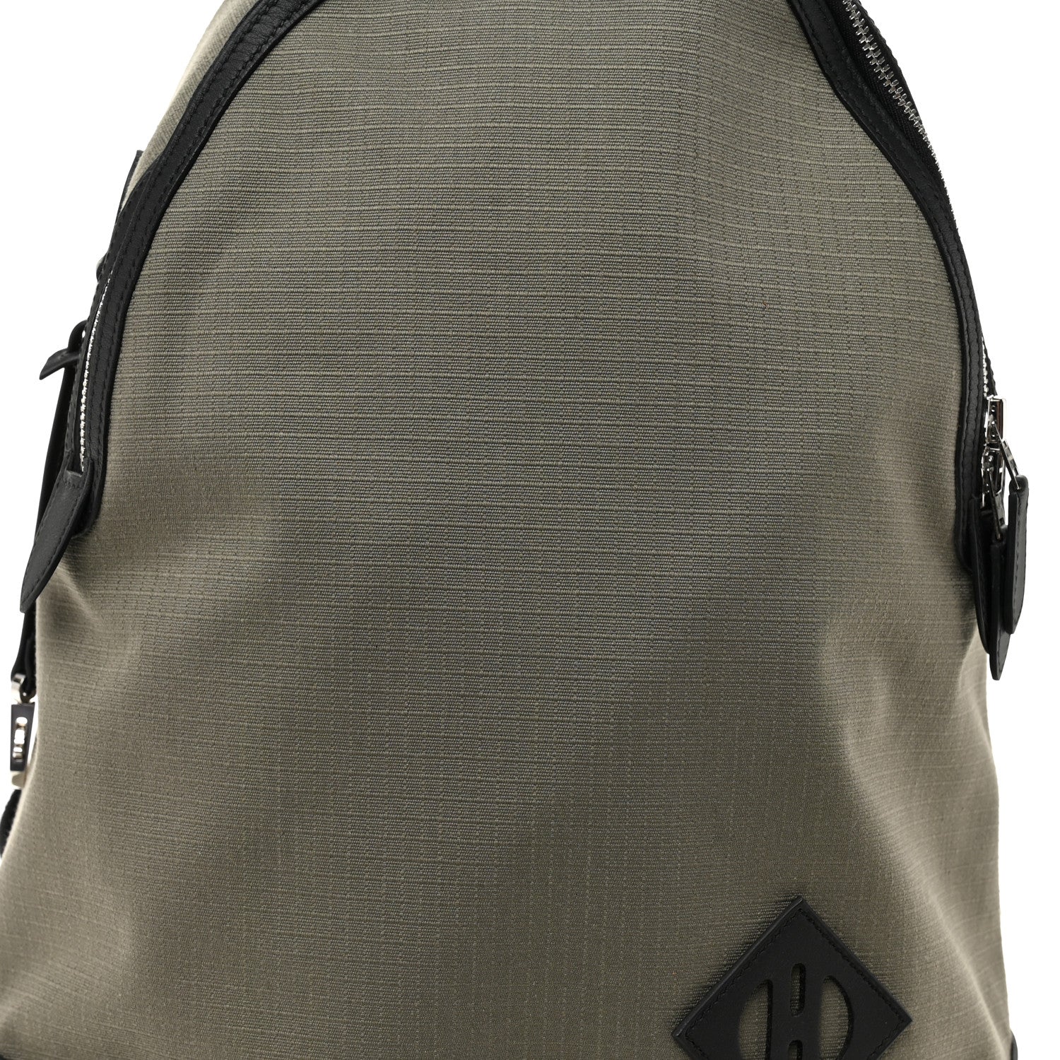 Hermes Bivoac Canvas Swift Allback Backpack Kaki Black 8 of 10