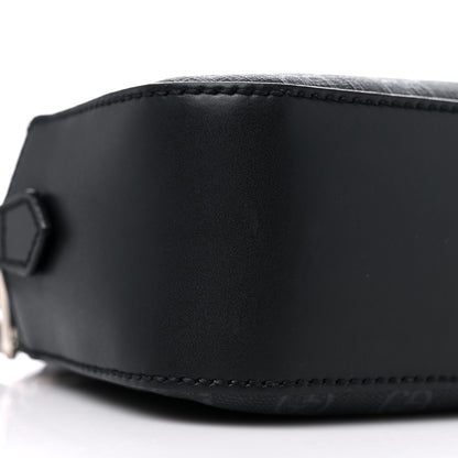Gucci GG Supreme Monogram Web Shoulder Bag Black Grey 8 of 9
