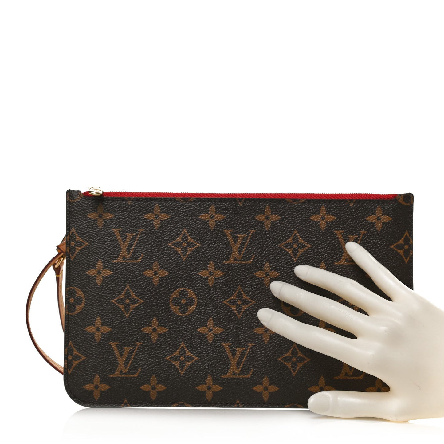 Monogram Neverfull MM GM Pochette Cherry