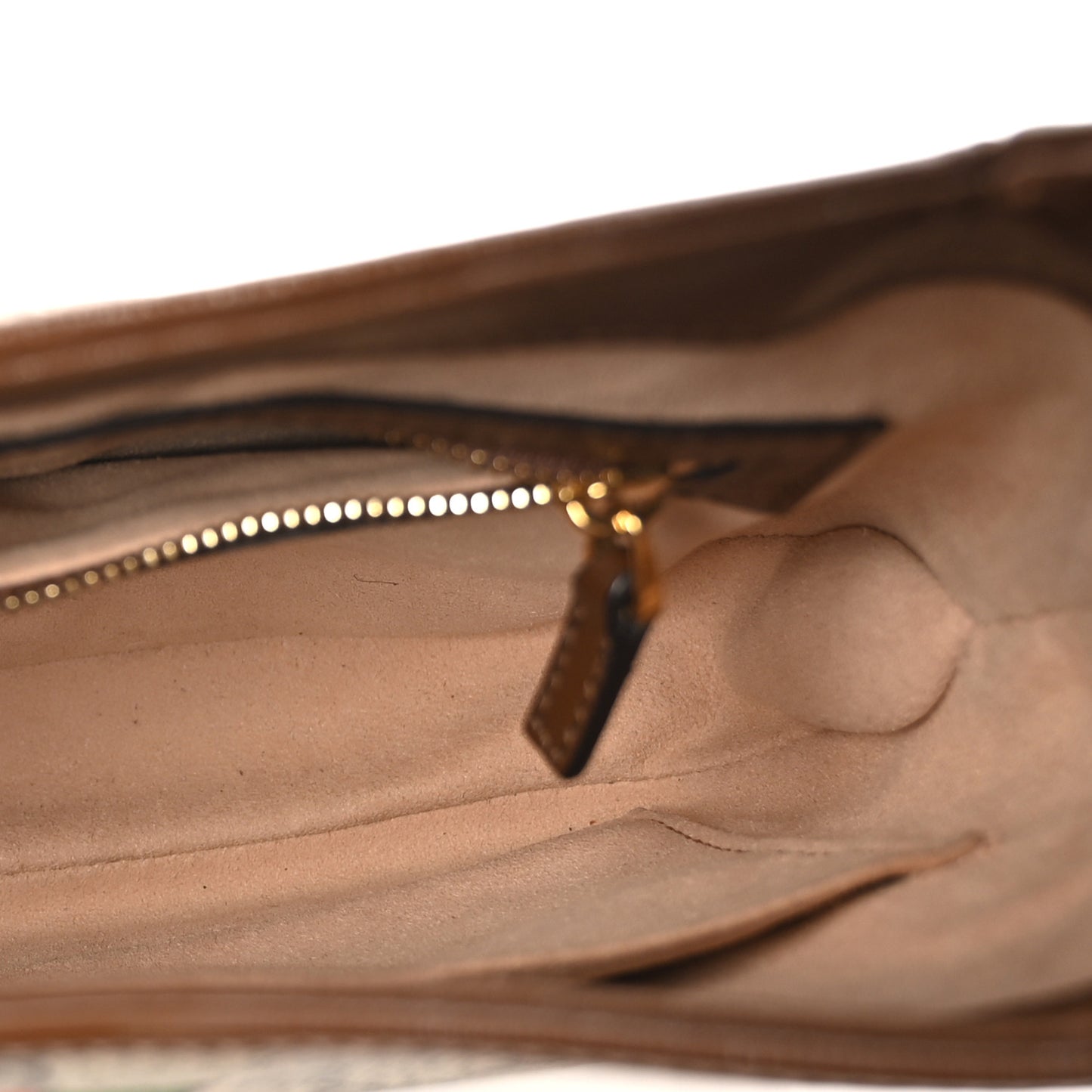 GG Supreme Monogram Azalea Calfskin Web Small Jackie 1961 Hobo Beige Ebony Brown Sugar