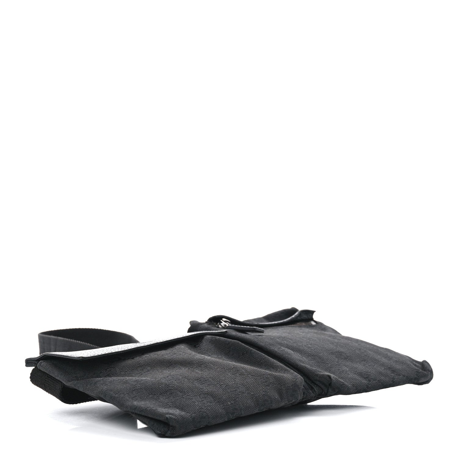 Gucci GG Monogram Double Pocket Belt Bag Black 4 of 14