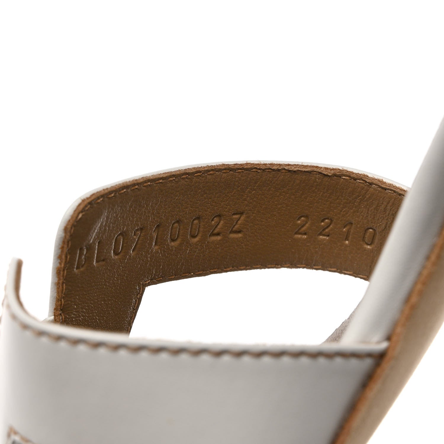 Hermes Calfskin Oasis Sandals 36 White 6 of 9