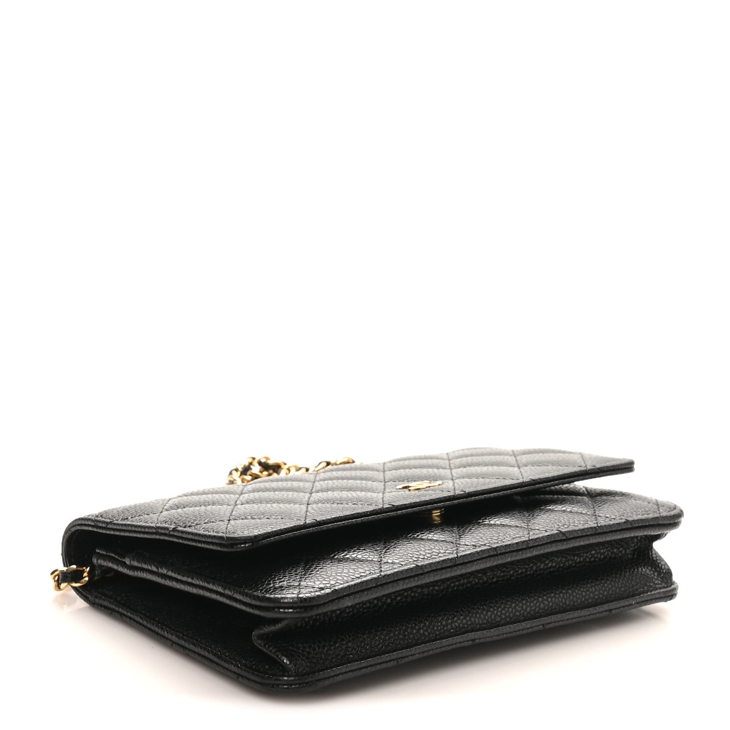 Chanel Caviar Quilted Wallet On Chain WOC Black 4 of 11