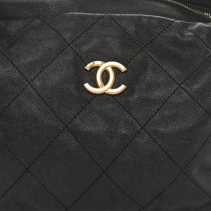 Chanel Calfskin Quilted Daily Hobo Black 8 of 10
