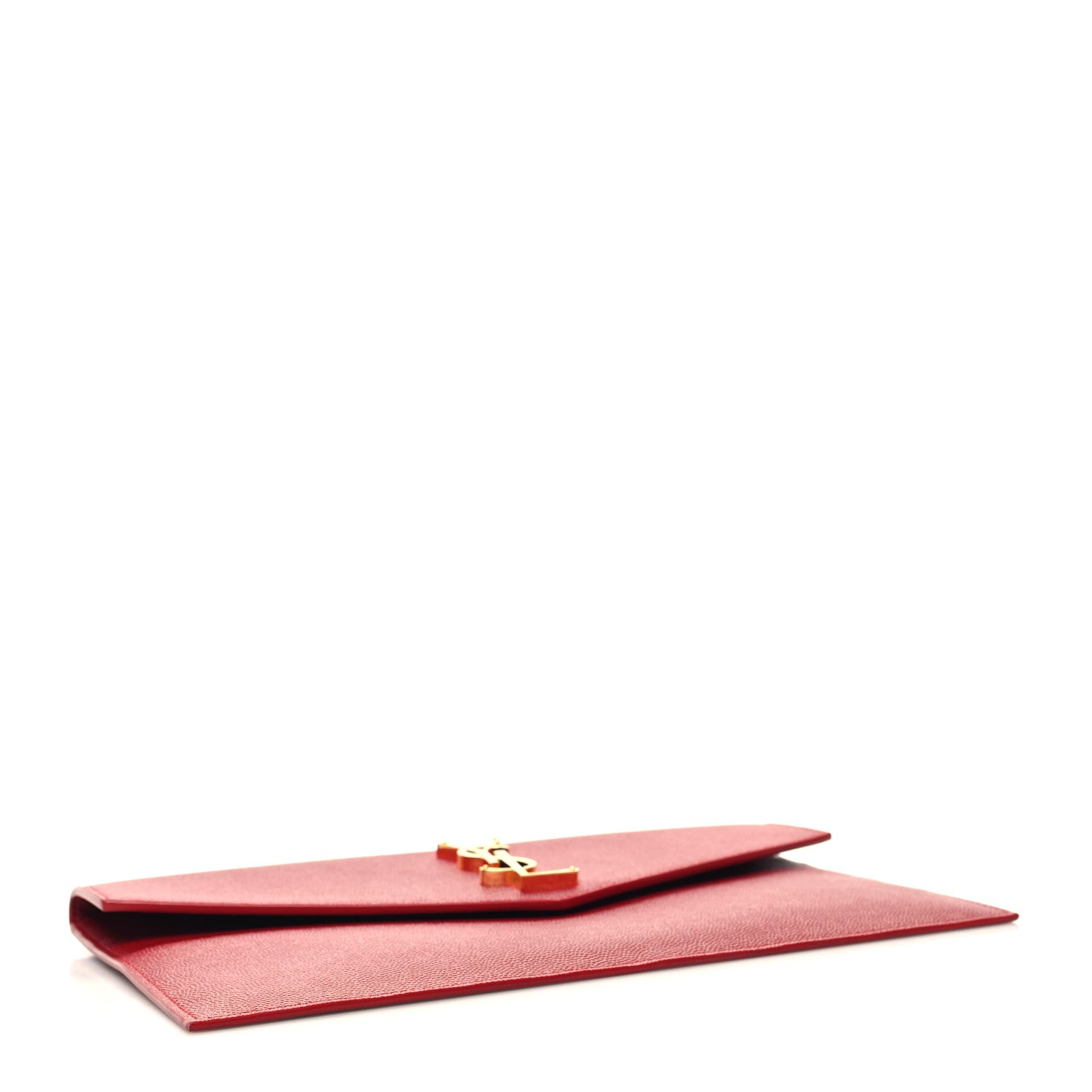 Saint Laurent Grain De Poudre Uptown Pouch Red 4 of 11