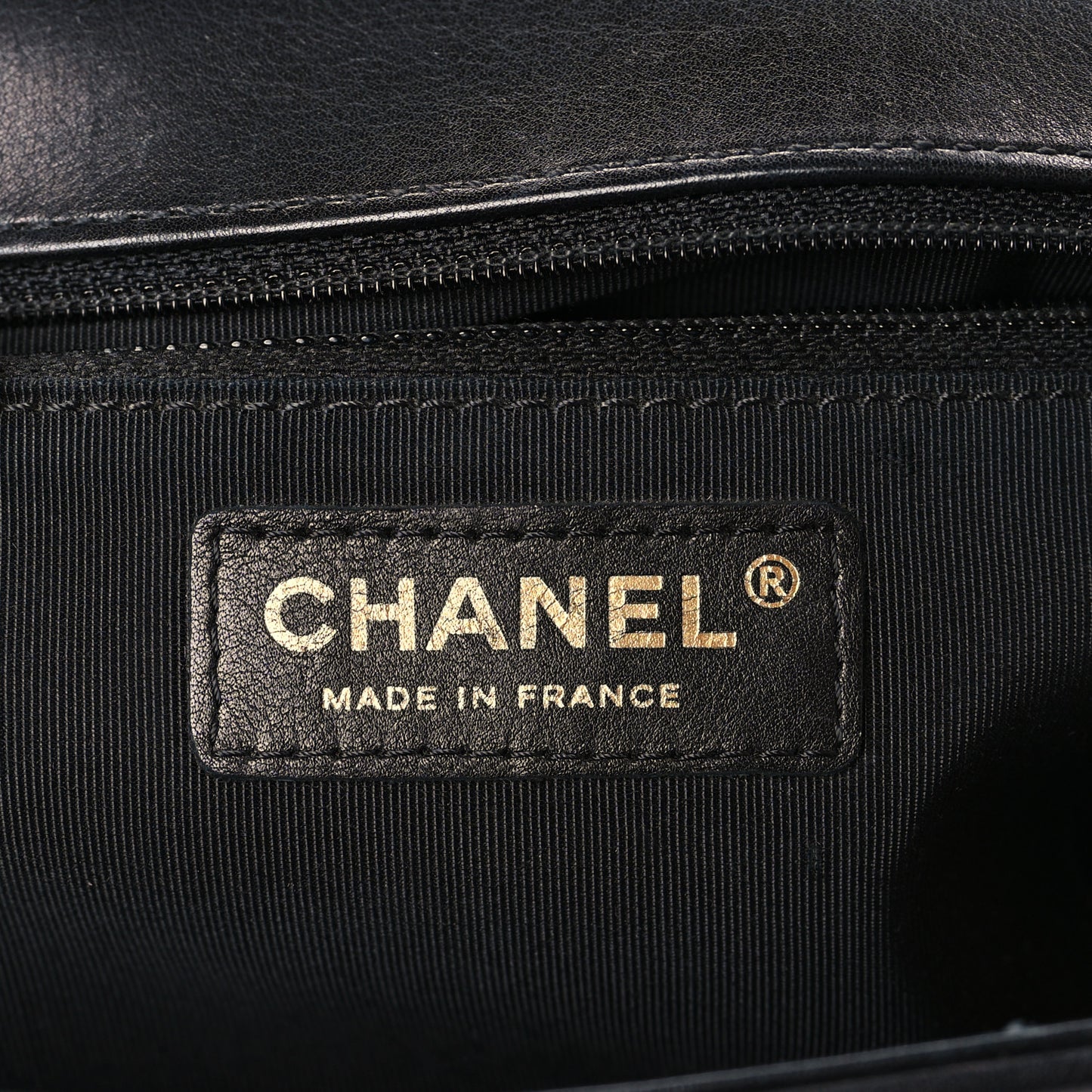 Calfskin Quilted New Medium Boy Flap Black