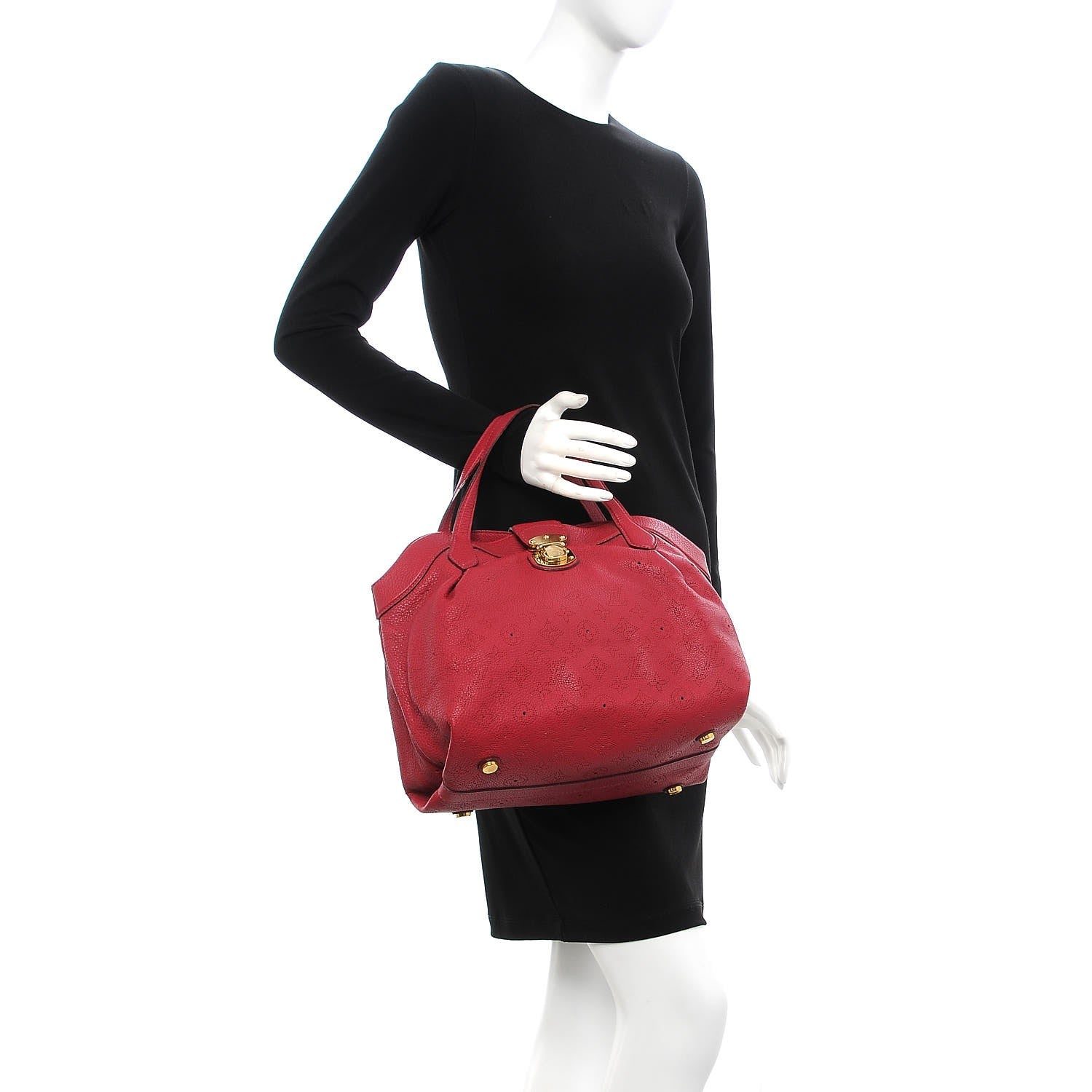 Louis Vuitton Mahina Cirrus PM Grenat 2 of 8