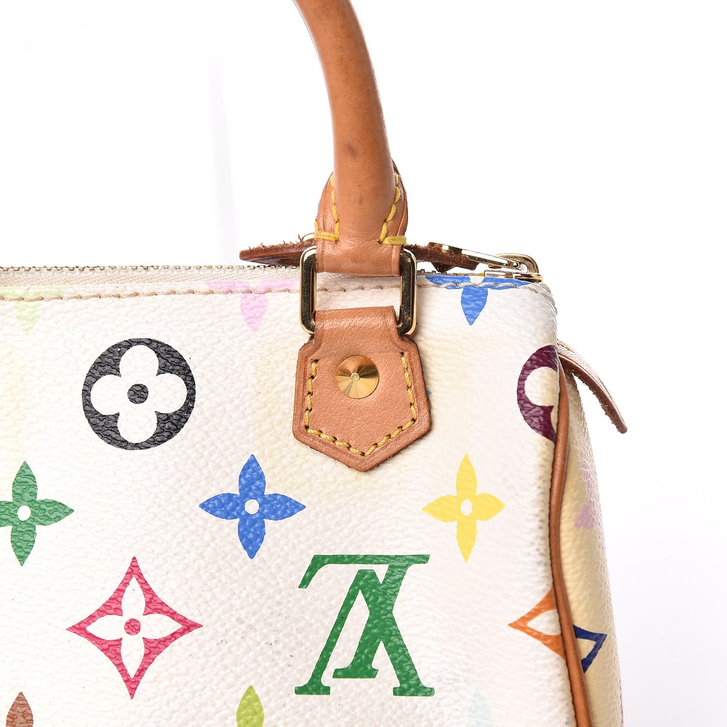 Monogram Multicolor Mini Sac HL Speedy White