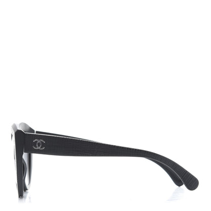 Chanel Acetate Polarized Butterfly Signature Sunglasses 5331 Black 3 of 8