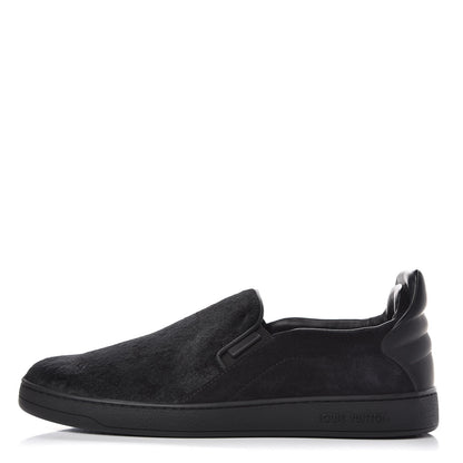 Louis Vuitton Pony Hair Frontrow Slip On Sneakers 8 Anthracite 1 of 9