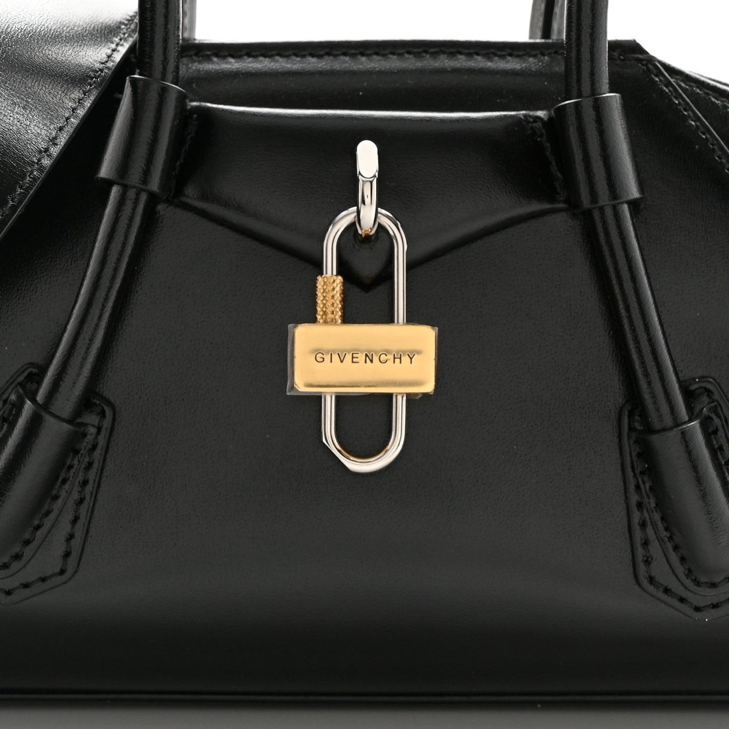 Box Calfskin Mini Antigona Stretch Black