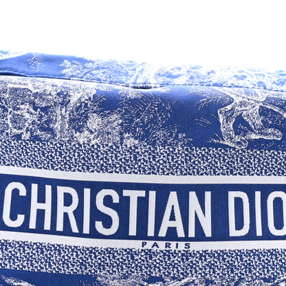 Christian Dior Technical Fabric Toile De Jouy DiorTravel Nomad Pouch Fluorescent Blue 8 of 11
