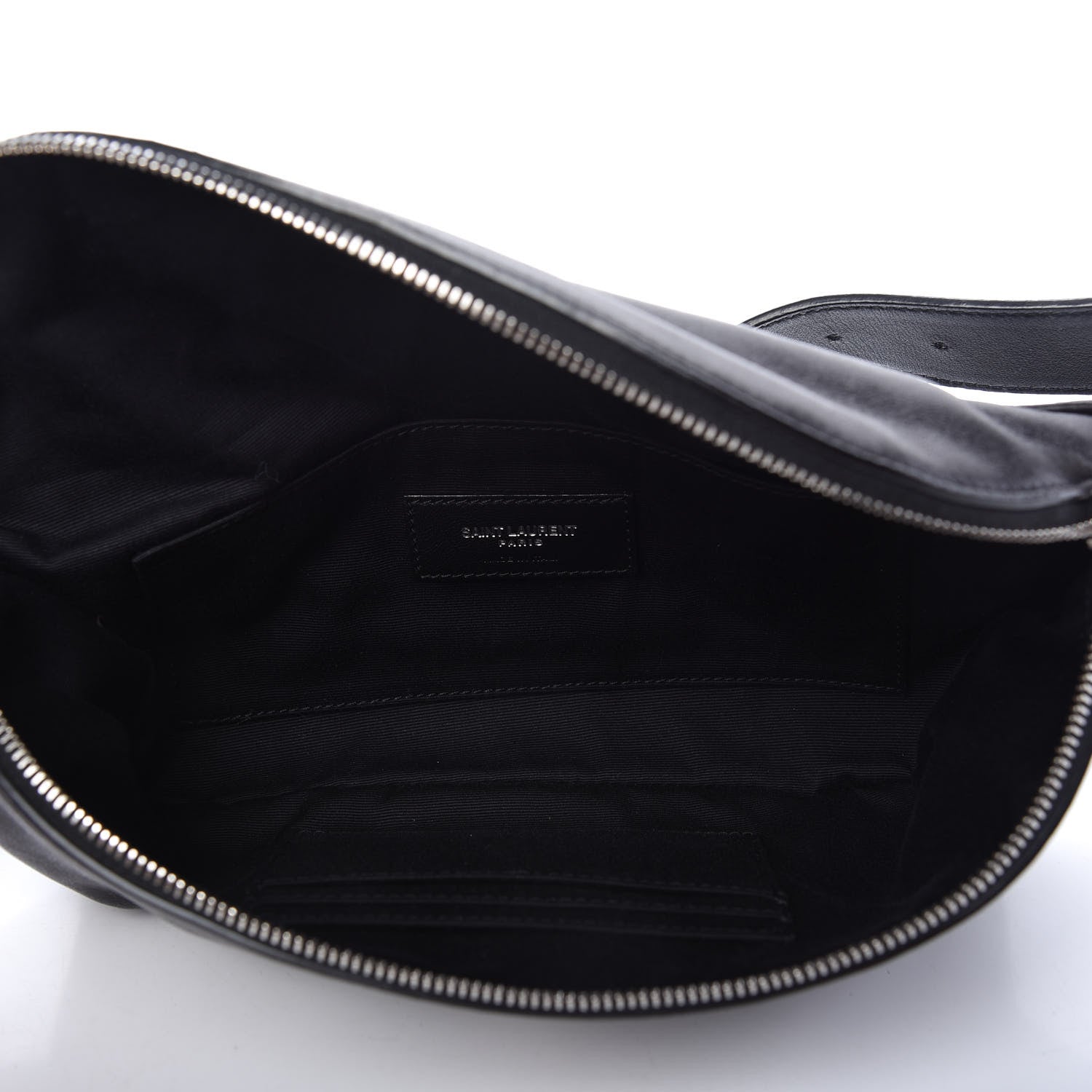 Saint Laurent Calfskin Monogram Belt Bag Black 5 of 10