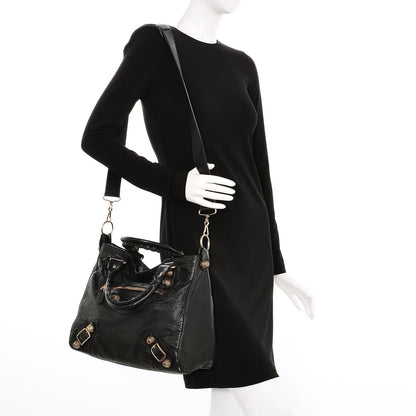 Balenciaga Agneau Giant 21 Rose Gold Hardware Velo Black 2 of 13