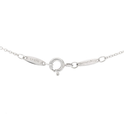 Tiffany Sterling Silver 14mm Elsa Peretti Cross Pendant Necklace 3 of 4
