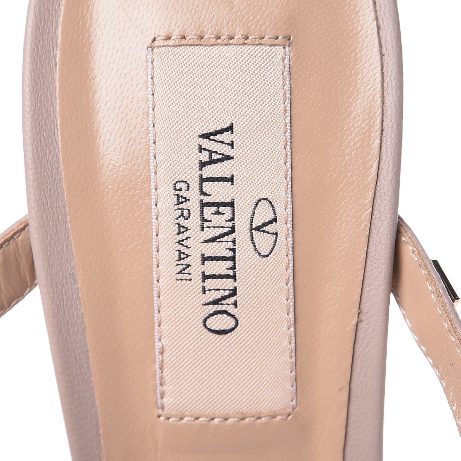 Valentino Garavani Patent Rockstud 90mm Cage Mules 37 Poudre 7 of 9