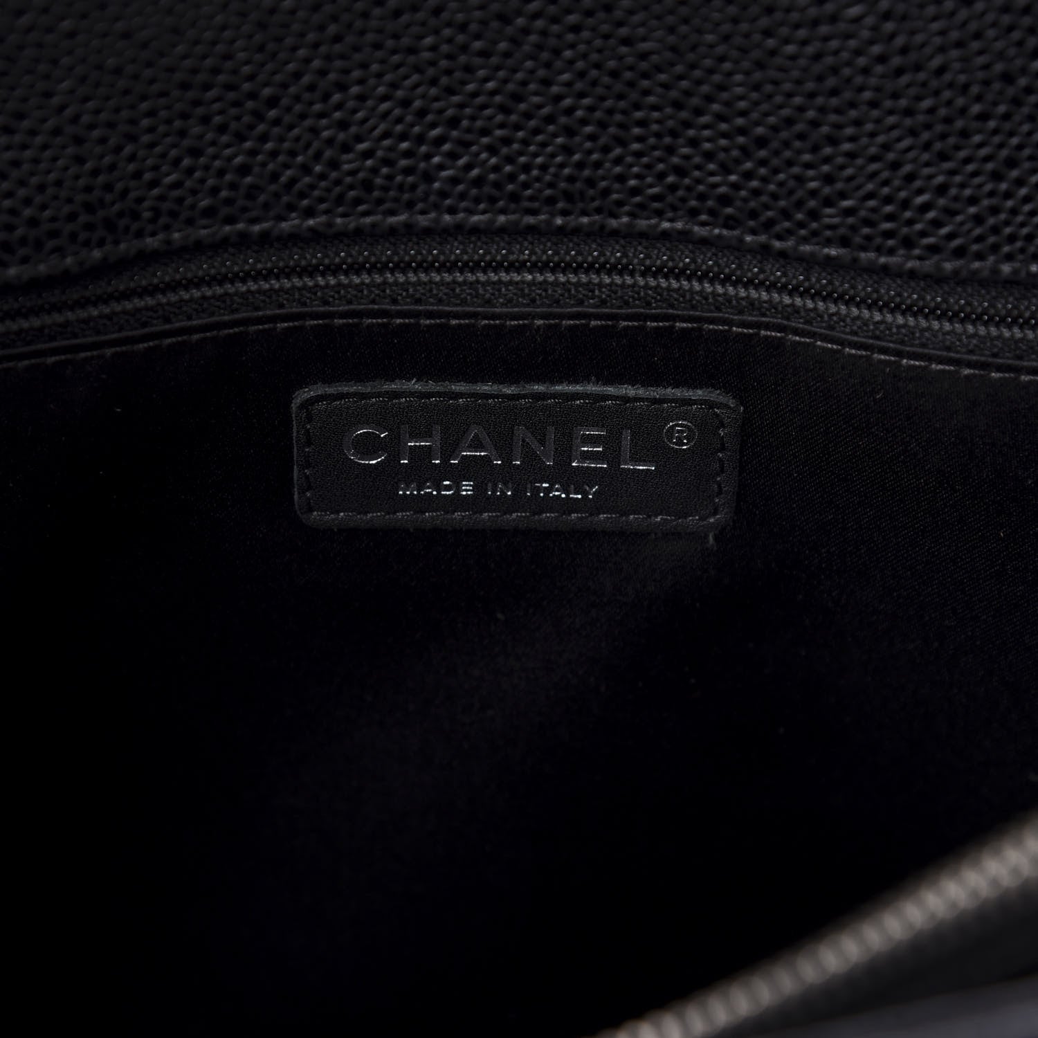 Chanel Caviar Quilted Grand Shopping Tote GST Black 8 of 11