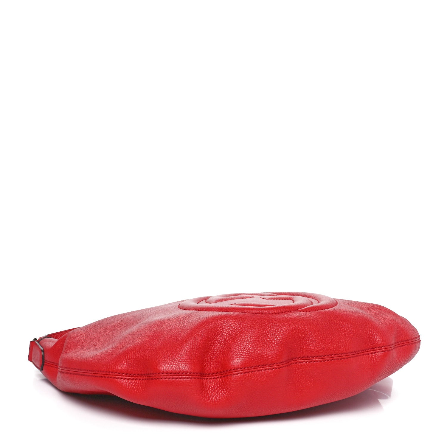 Gucci Pebbled Calfskin Medium Soho Hobo Red 4 of 10