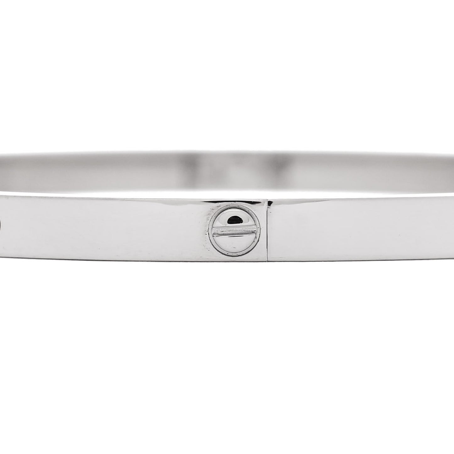 18K White Gold Small LOVE Bracelet 18