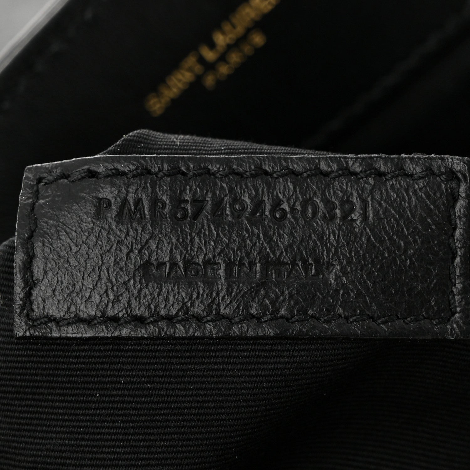 Saint Laurent Calfskin Y Quilted Monogram Medium Loulou Chain Satchel Black 7 of 10