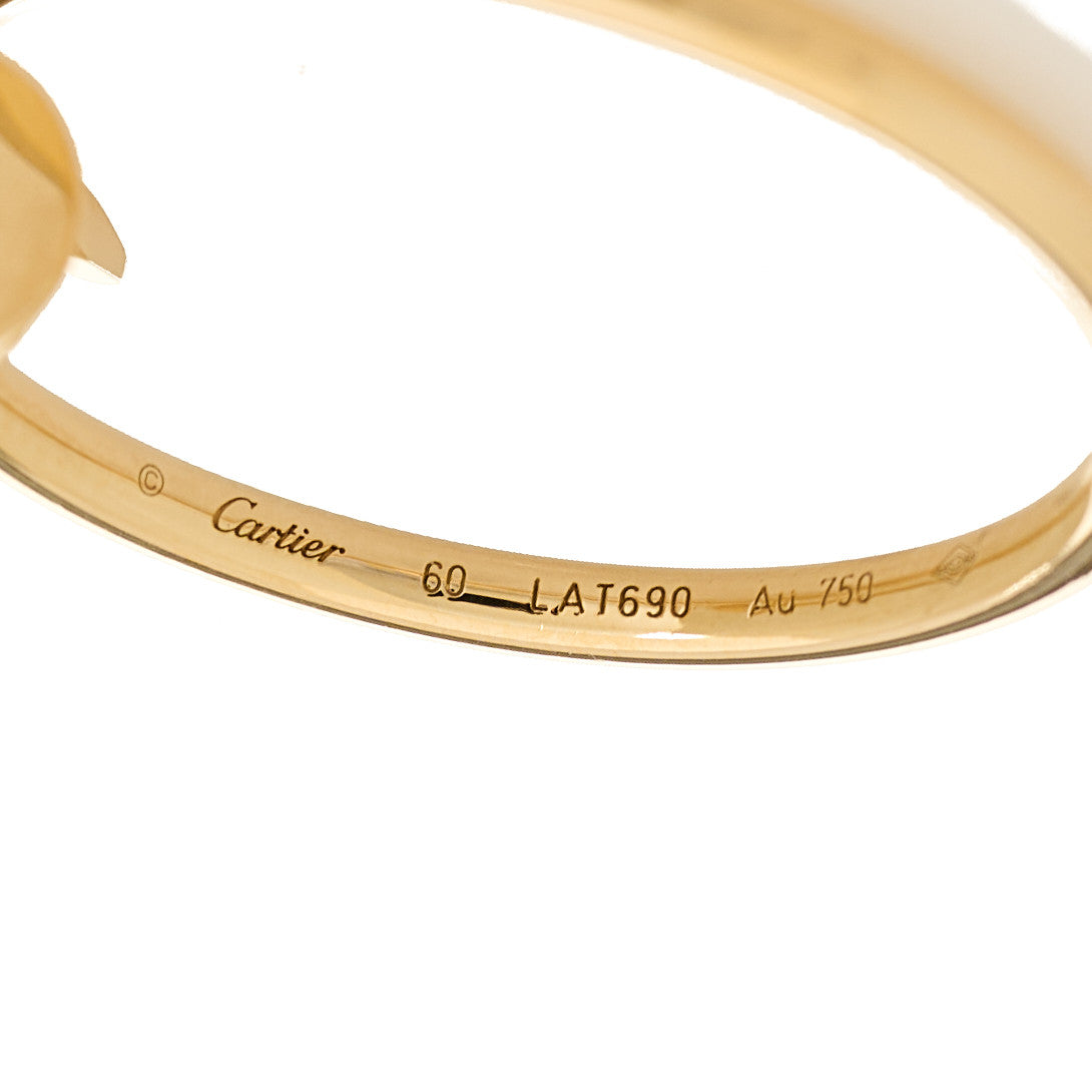 Cartier 18K Yellow Gold Small Juste Un Clou Ring 60 9 5 of 6