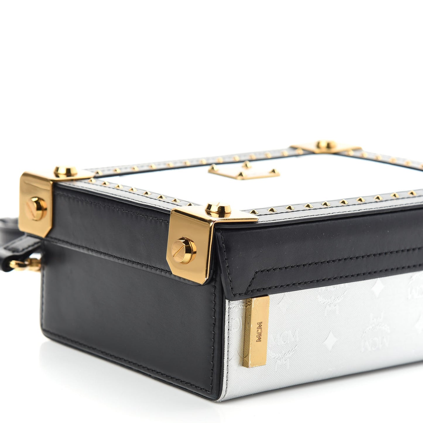 Odeon Calfskin Small Berlin Crossbody Steel Gray