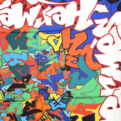 Hermes Silk Cashmere Graff Graffiti Shawl 140 8 of 8