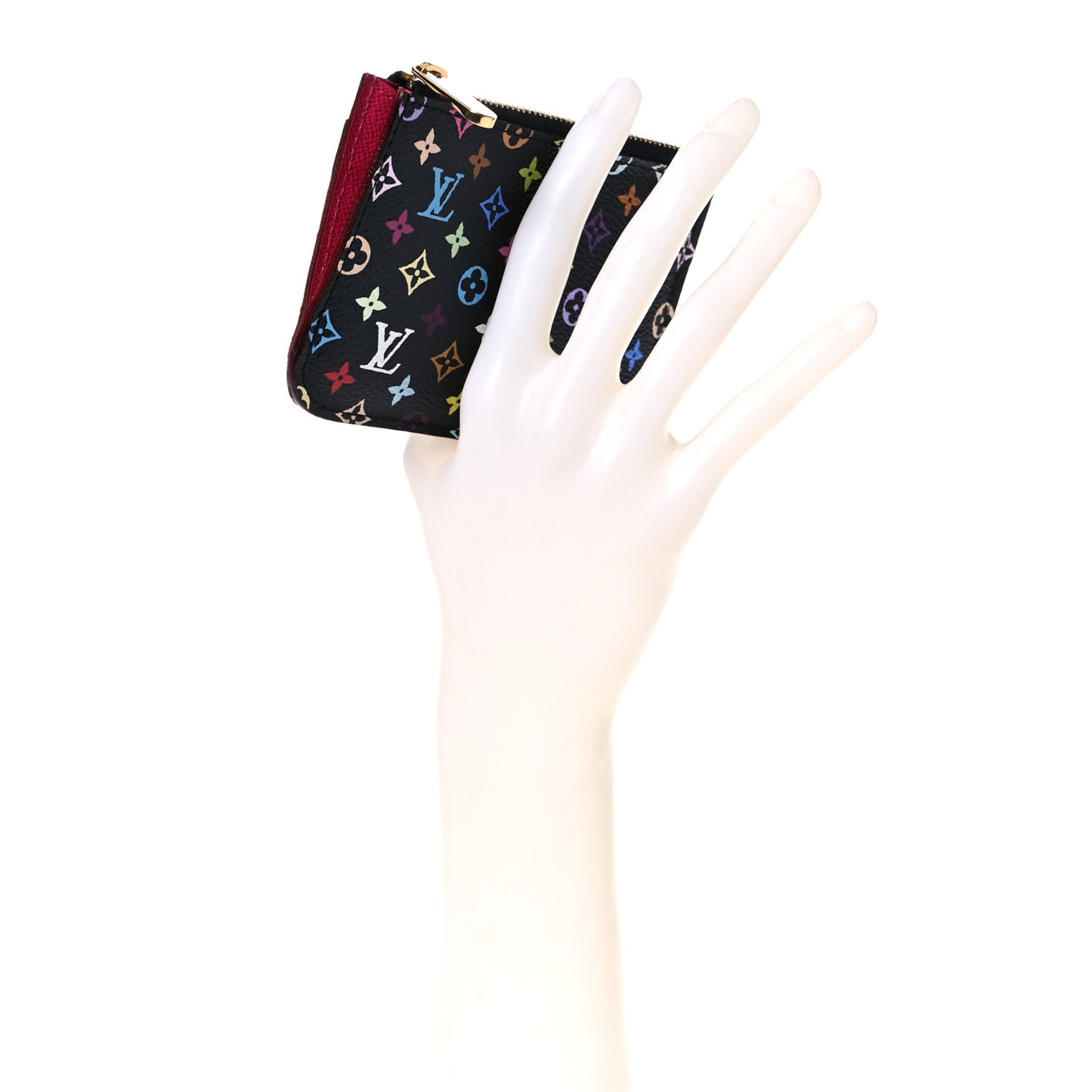 Monogram Multicolor Key Pouch Black Grenade