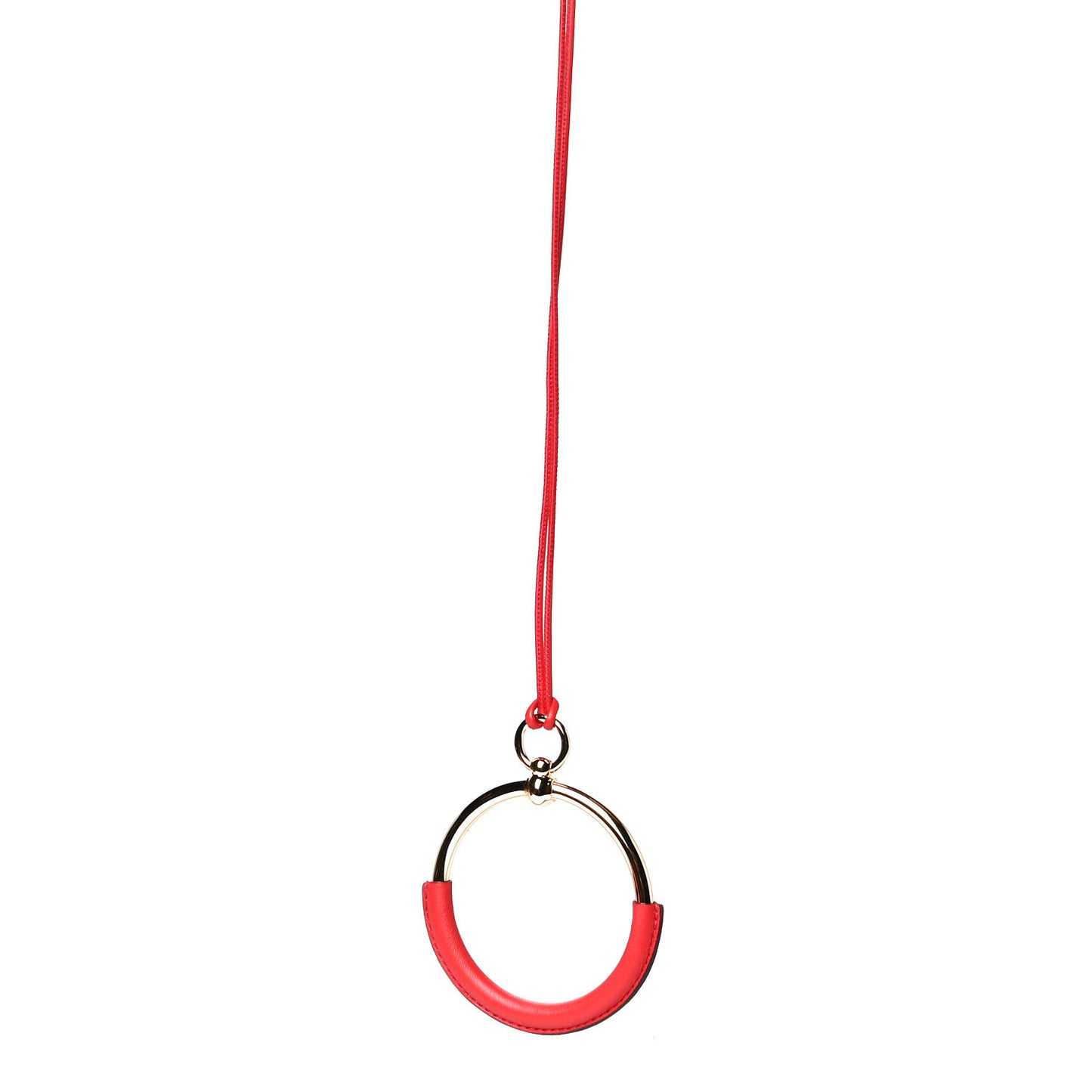 Swift Grand Loop Pendant Necklace Rouge Casaque