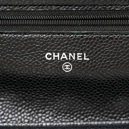 Chanel Caviar Quilted Wallet on Chain WOC Black 6 of 12
