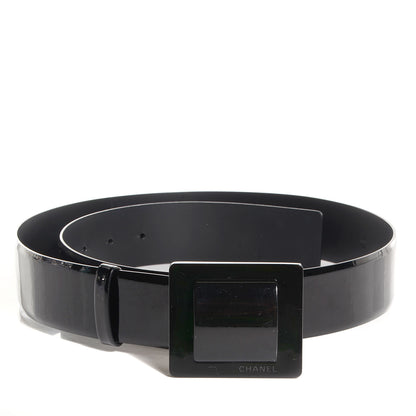 Chanel Patent Leather Belt 90 36 Black 1 of 7