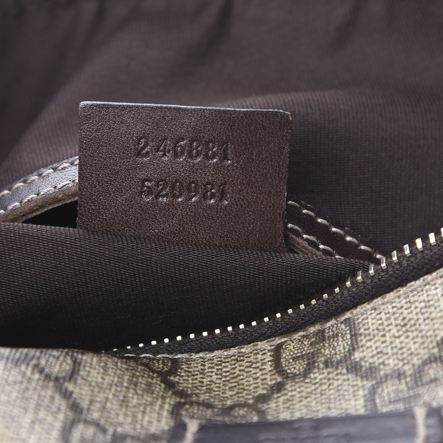 Gucci GG Plus Monogram Front Pocket Messenger Dark Brown 7 of 13