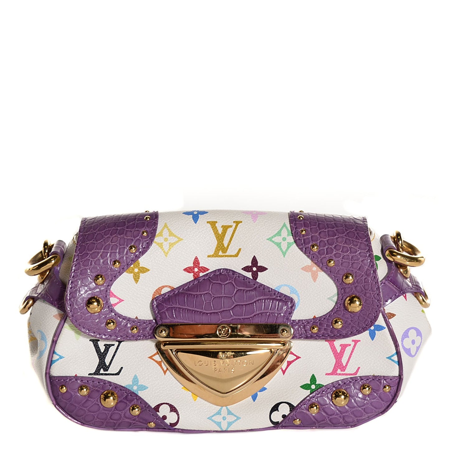 Alligator Monogram Multicolor Marilyn White