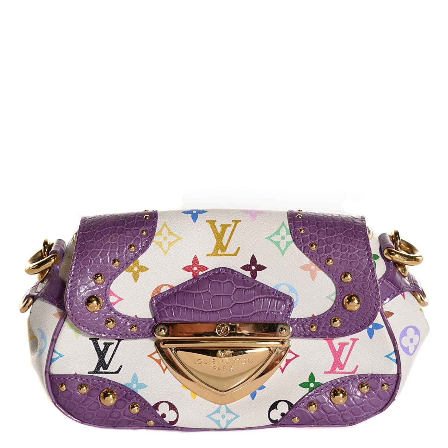 Louis Vuitton Alligator Monogram Multicolor Marilyn White 1 of 14