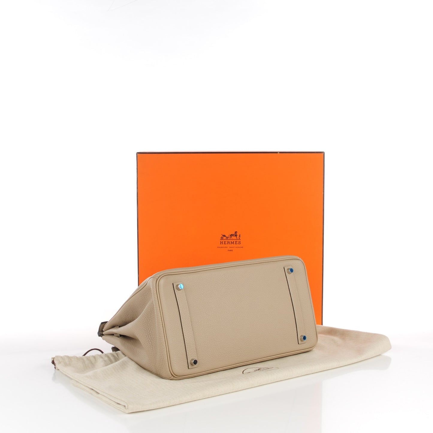 Togo Birkin 35 Gris Tourterelle