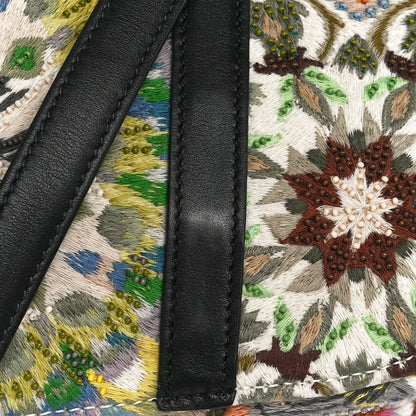 Christian Dior Canvas Embroidered Kaleidiorscopic Saddle Bag Multicolor 12 of 12