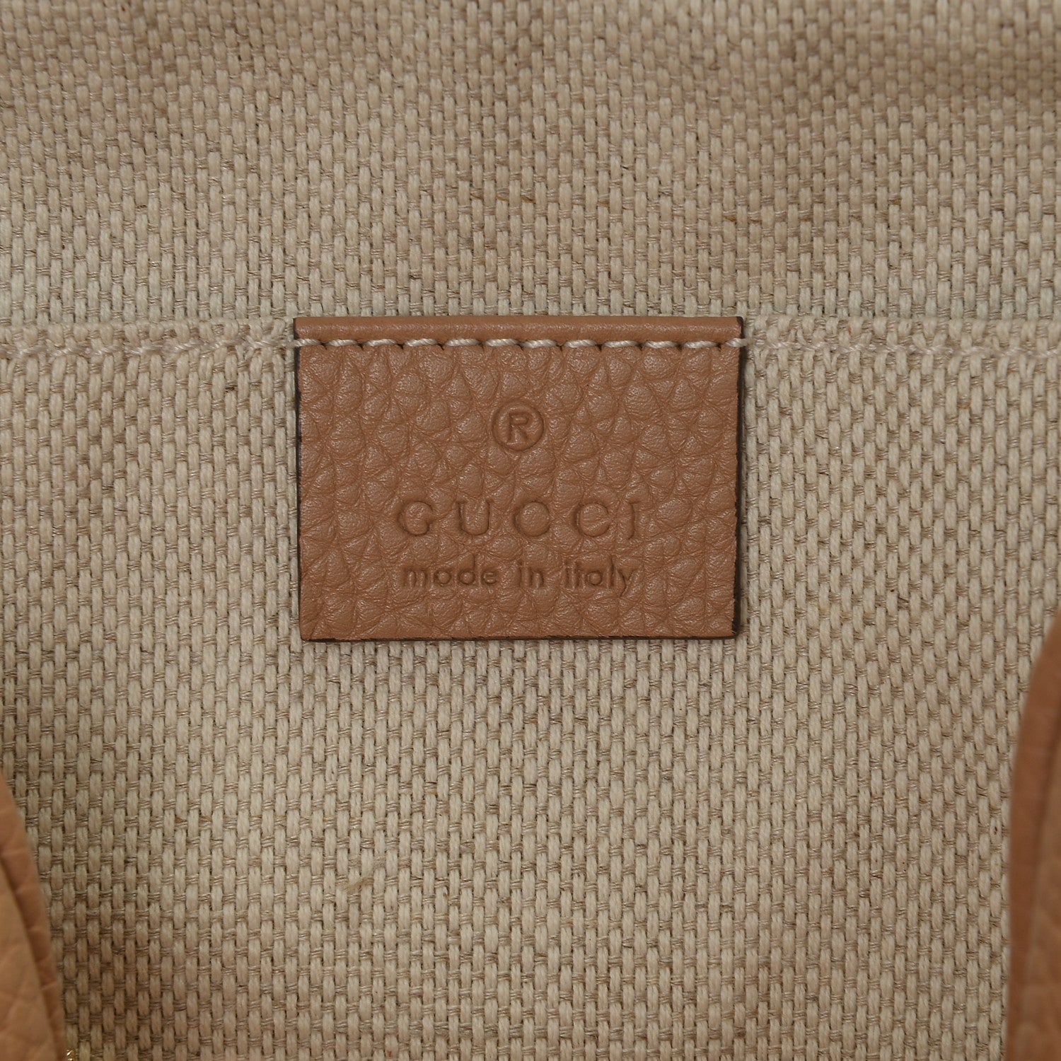 Gucci Pebbled Calfskin Small Soho Disco Bag Camelia 6 of 7