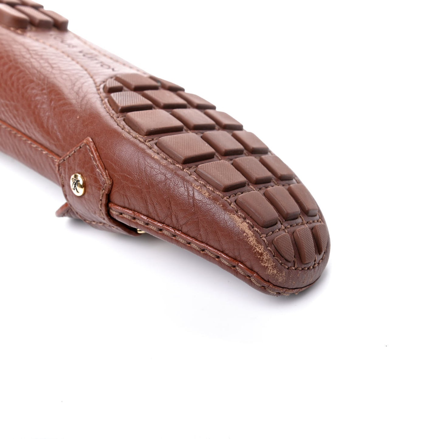 Calfskin Monte Carlo Moccasin Loafers 37 Brown