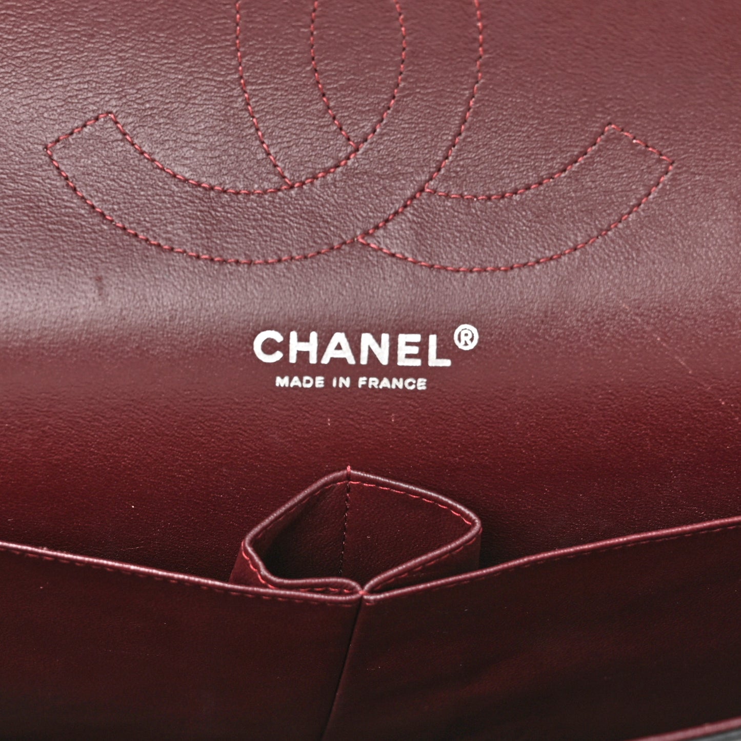 Lambskin Quilted Jumbo Double Flap Black