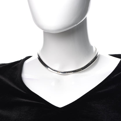 Tiffany Sterling Silver 1837 Collar Necklace 2 of 3