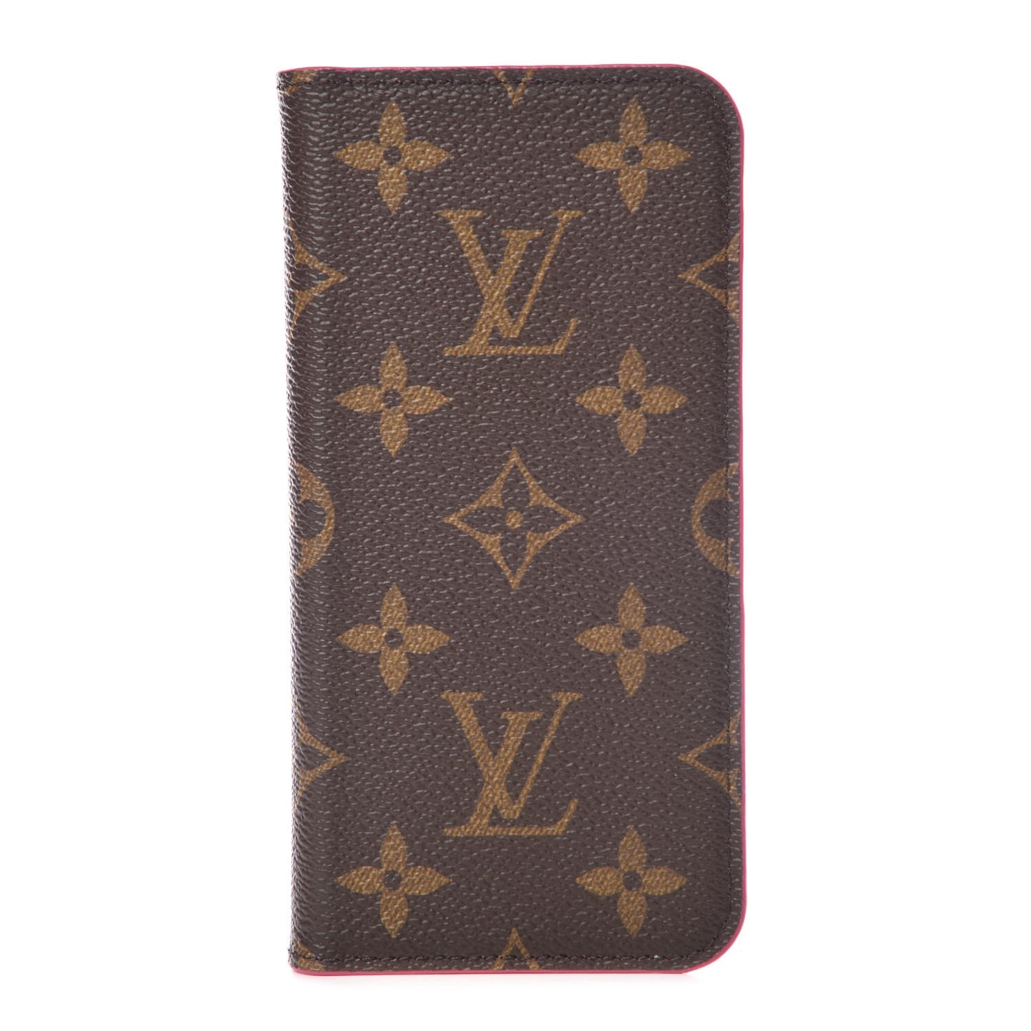 Louis Vuitton Monogram iPhone X Folio Case Rose Pop 1 of 7