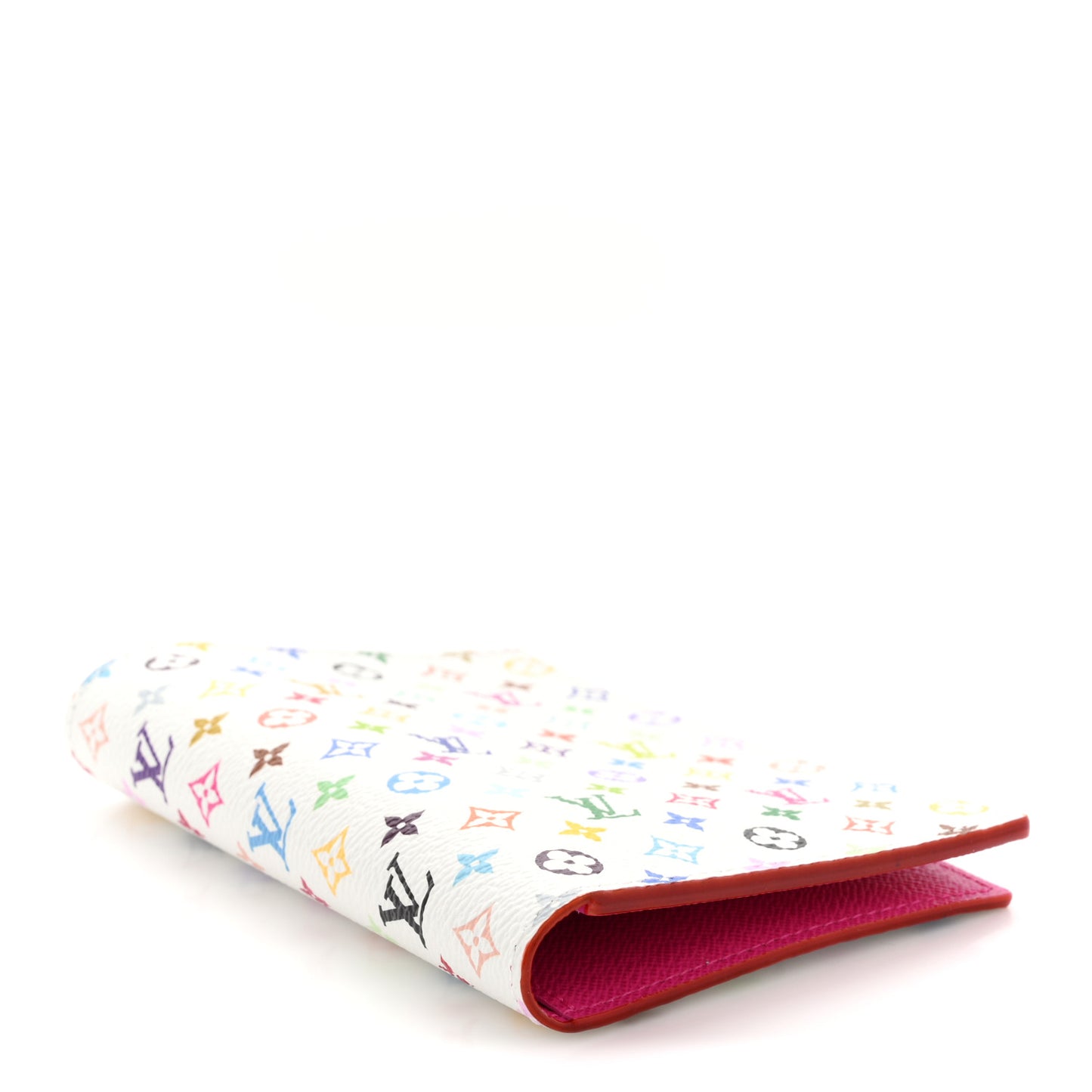 LV X TM Monogram Multicolor Passport Cover White