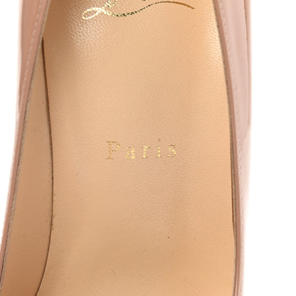 Christian Louboutin Patent Bianca 140 Pumps 36 Nude 7 of 11