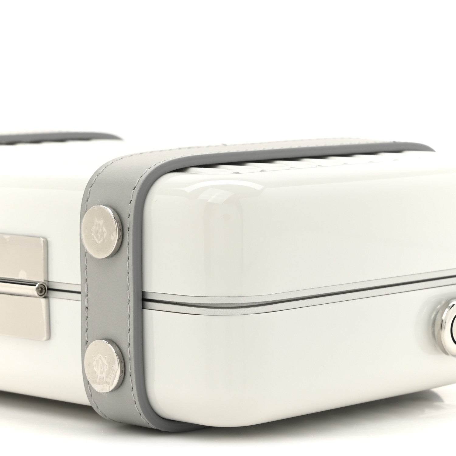 Rimowa Gloss Polycarbonate Personal Cross-Body Bag White Grey
