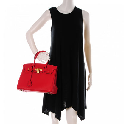 Hermes Togo Birkin 30 Rouge Tomate 2 of 26